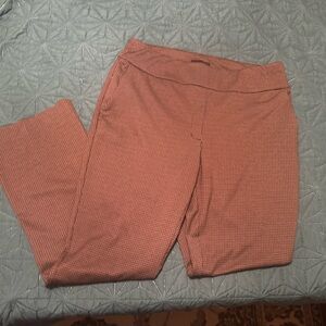 Express Dress Pants, Elastic Waist, Stretch - Women’s Large L - Brown